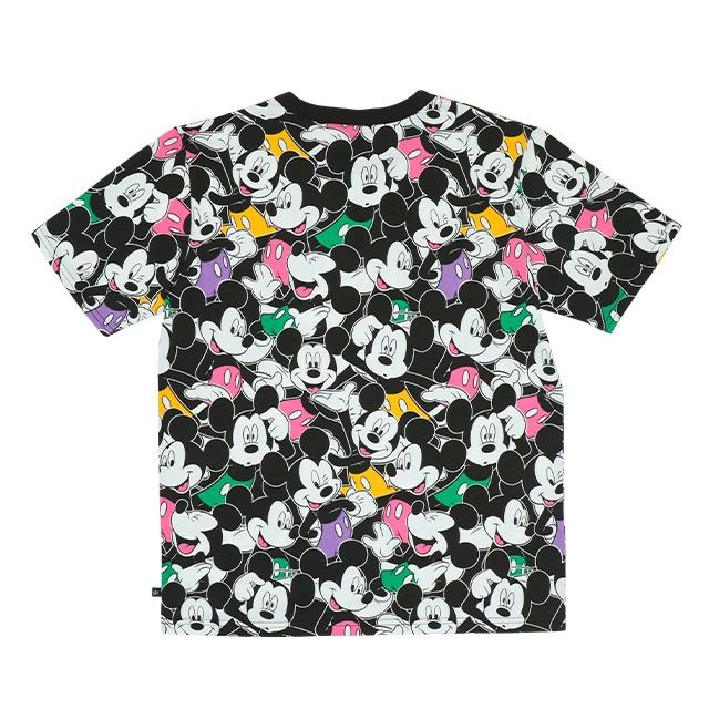 【ベビードール】ミッキー 総柄Tシャツ 親子お揃い 8022A