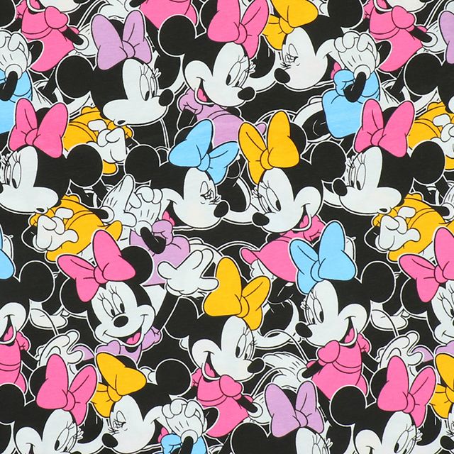 【ベビードール】ミニー 総柄Tシャツ 親子お揃い 8022A