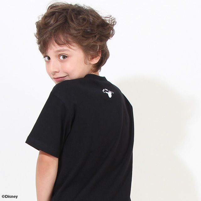 【ベビードール】ミッキー 蓄光Tシャツ 親子お揃い 8024K