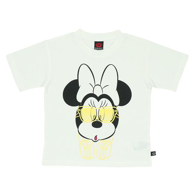 【ベビードール】ミニー 蓄光Tシャツ 親子お揃い 8024K