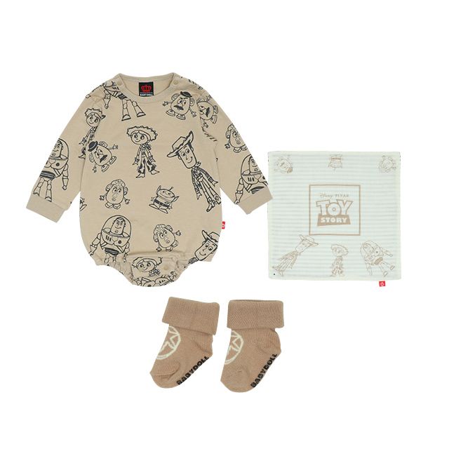 公式 ショップディズニー ベビードール ギフトbox付き ディズニー 総柄ベビーギフトセット 53b Dy トイ ストーリー