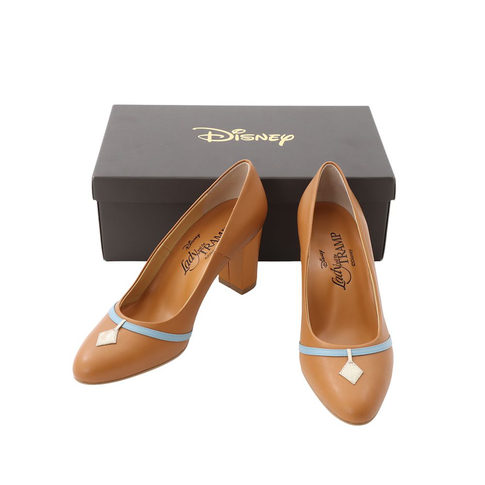 【数量限定】【Plus Anq(プラスアンク)】『わんわん物語』デザイン パンプス 婦人用