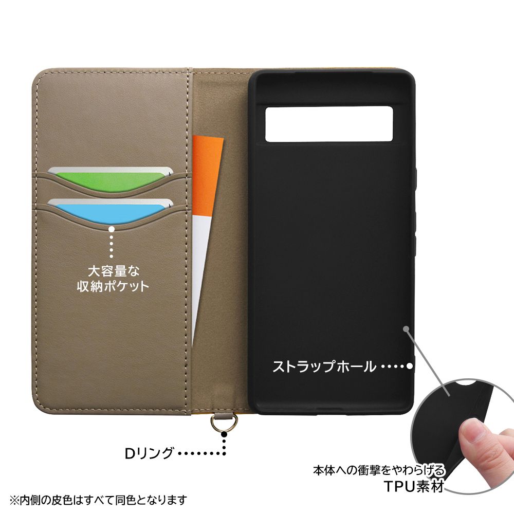 ミニーマウスとローズ 手帳型 ケース Raffine【受注生産】