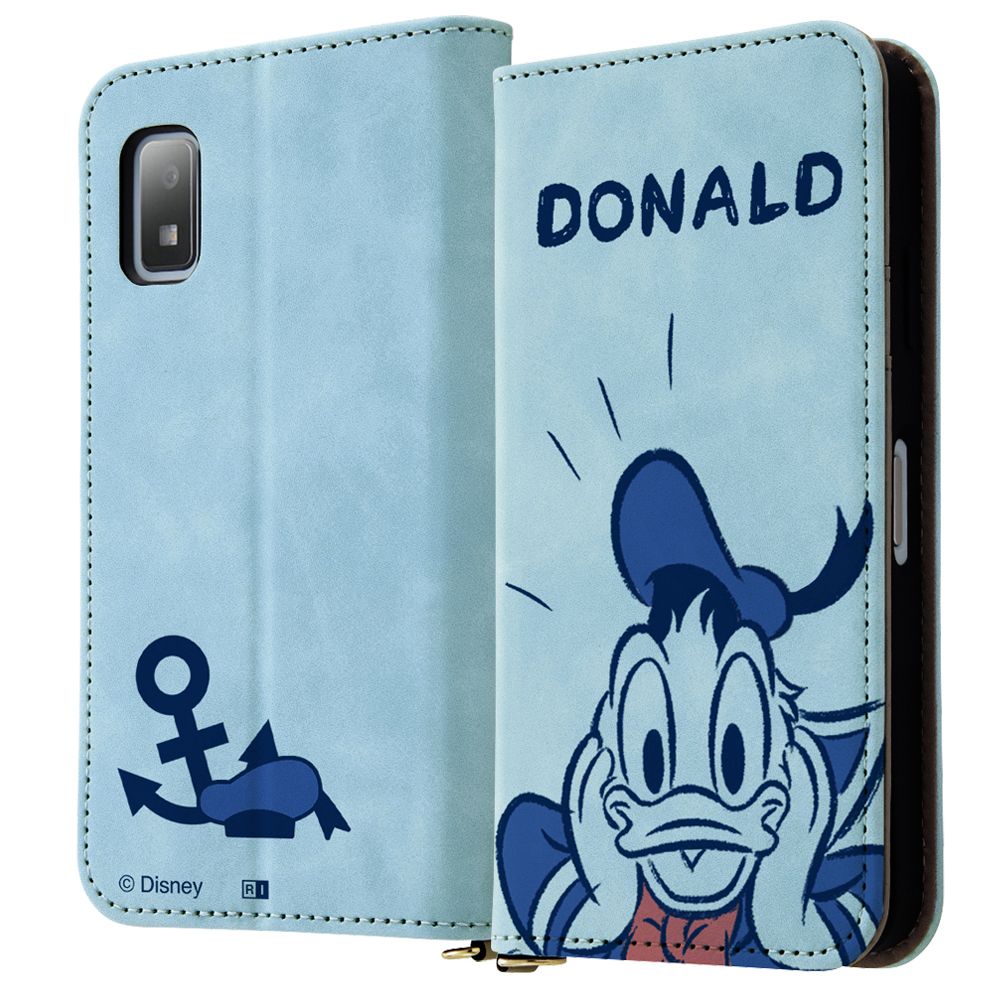 驚くドナルド 耐衝撃 手帳型レザーケース Raffine 【受注生産】