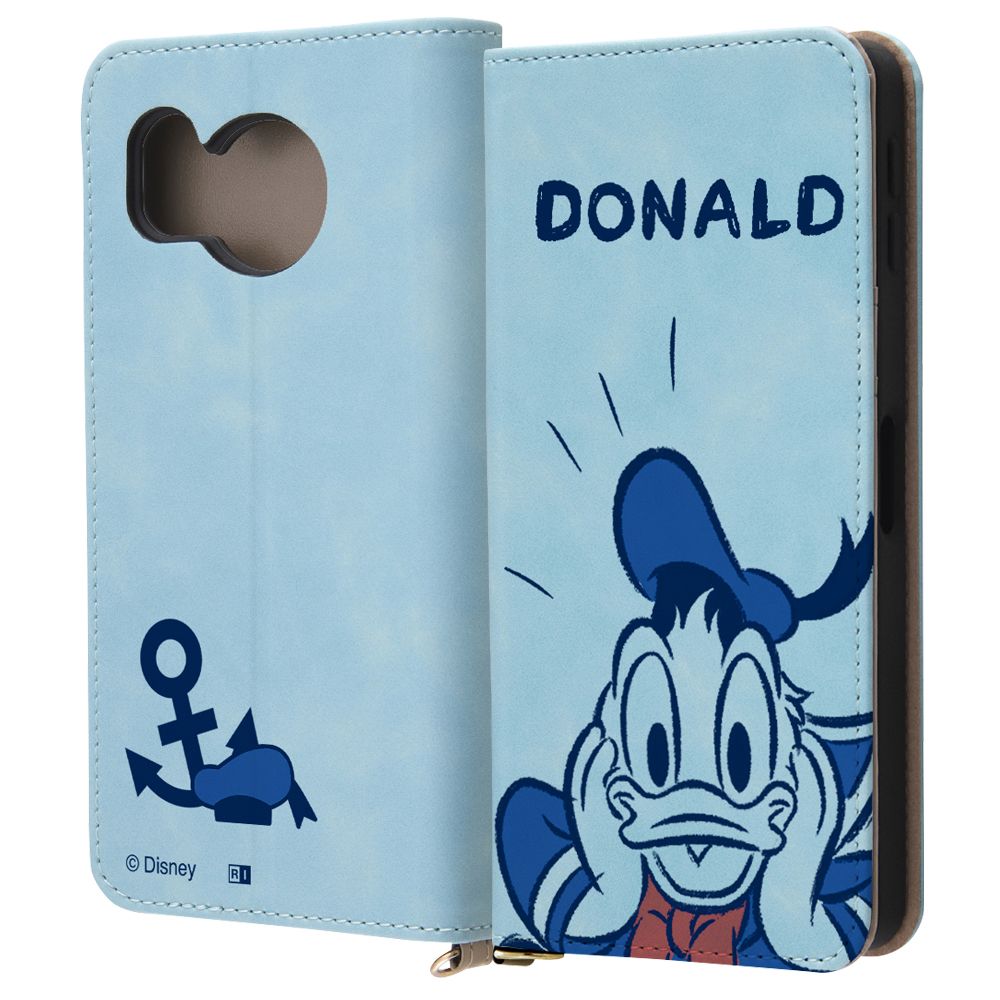 驚くドナルド 耐衝撃 手帳型レザーケース Raffine 【受注生産】