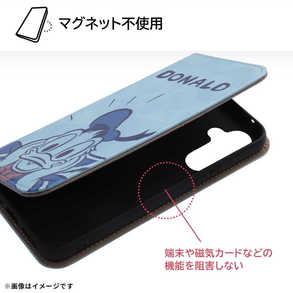 怒るドナルド 耐衝撃 手帳型レザーケース Raffine 【受注生産】