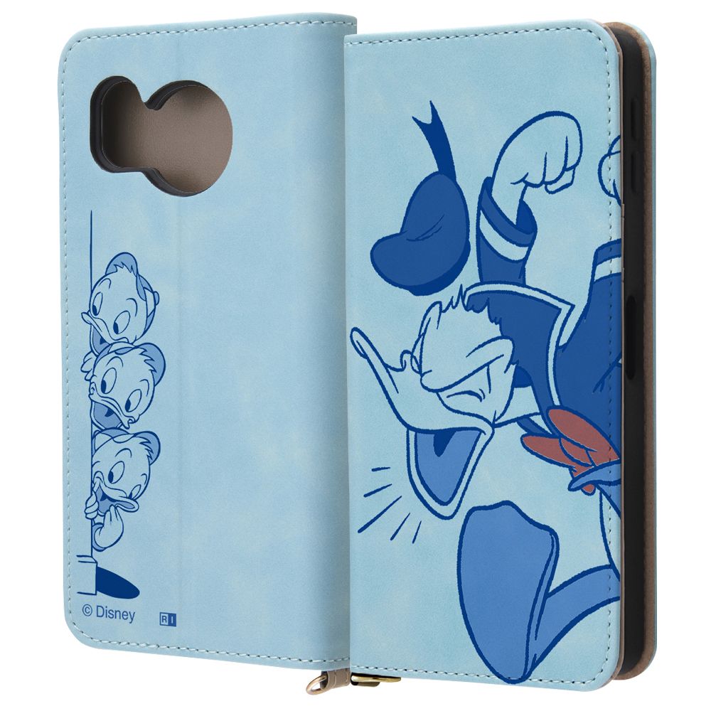怒るドナルド 耐衝撃 手帳型レザーケース Raffine 【受注生産】