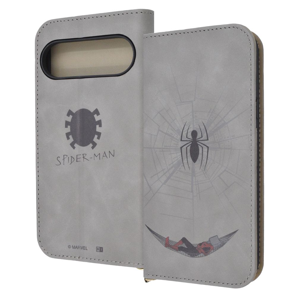 スパイダーマンとハンモック 手帳型ケース Raffine