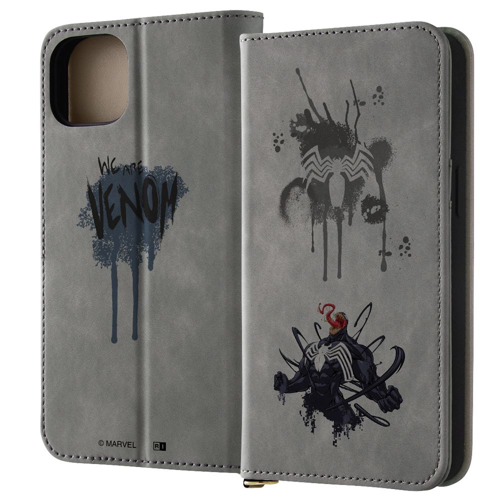 ヴェノムとロゴ 手帳型ケース Raffine【受注生産】