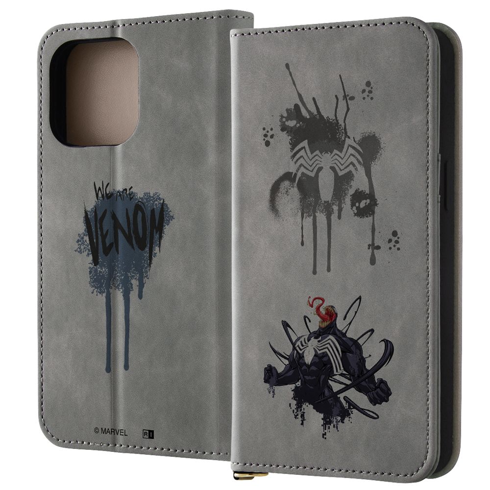 ヴェノムとロゴ 手帳型ケース Raffine【受注生産】