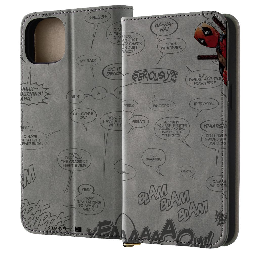 デッドプールとセリフ 手帳型ケース Raffine【受注生産】