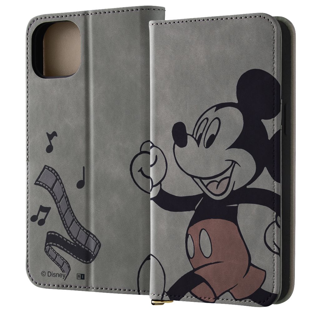 ミッキーマウスとフィルム 手帳型ケース Raffine【受注生産】