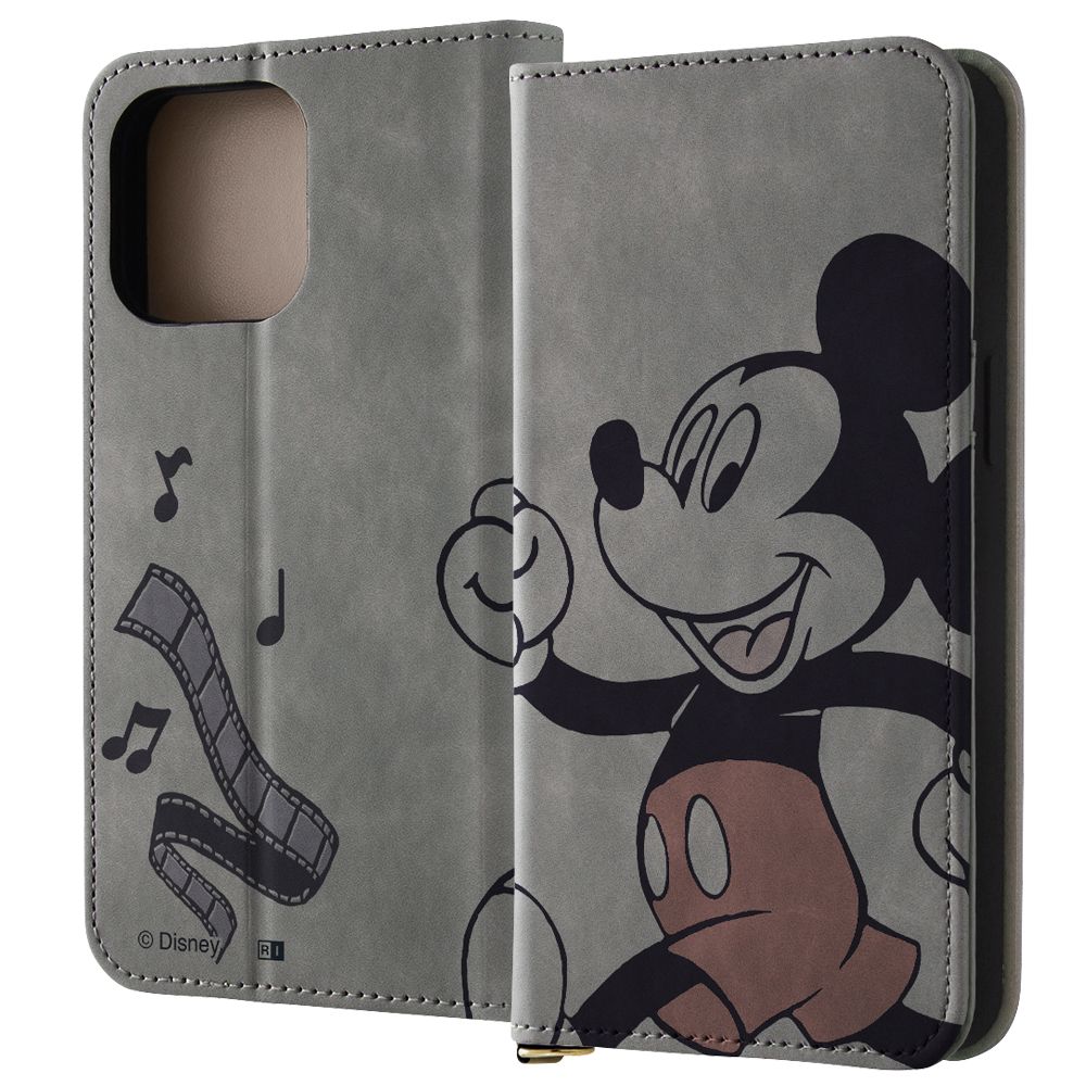 ミッキーマウスとフィルム 手帳型ケース Raffine【受注生産】