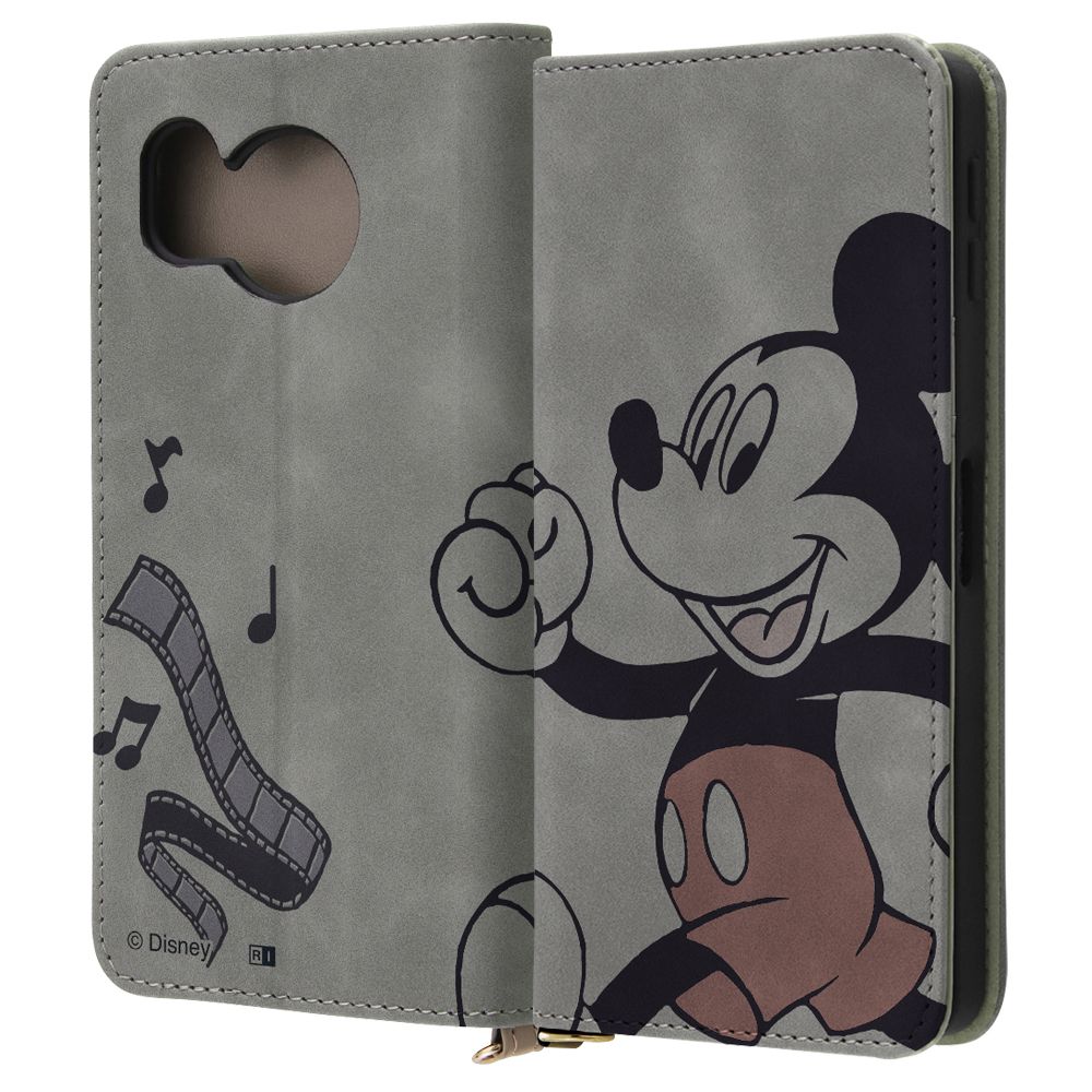 ミッキーマウスとフィルム 手帳型ケース Raffine【受注生産】