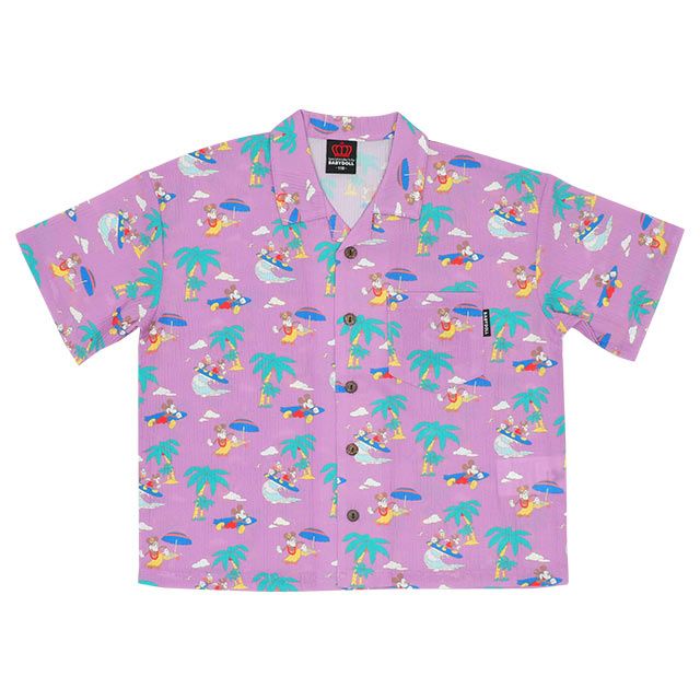 【ベビードール】親子お揃い ディズニー リゾート柄シャツ 8265K (ボトム別売)