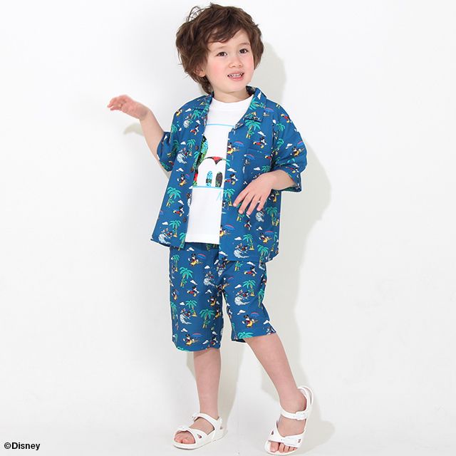 【ベビードール】親子お揃い ディズニー リゾート柄ハーフパンツ 8267K (トップス別売)