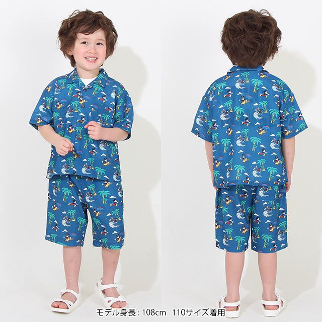【ベビードール】親子お揃い ディズニー リゾート柄ハーフパンツ 8267K (トップス別売)