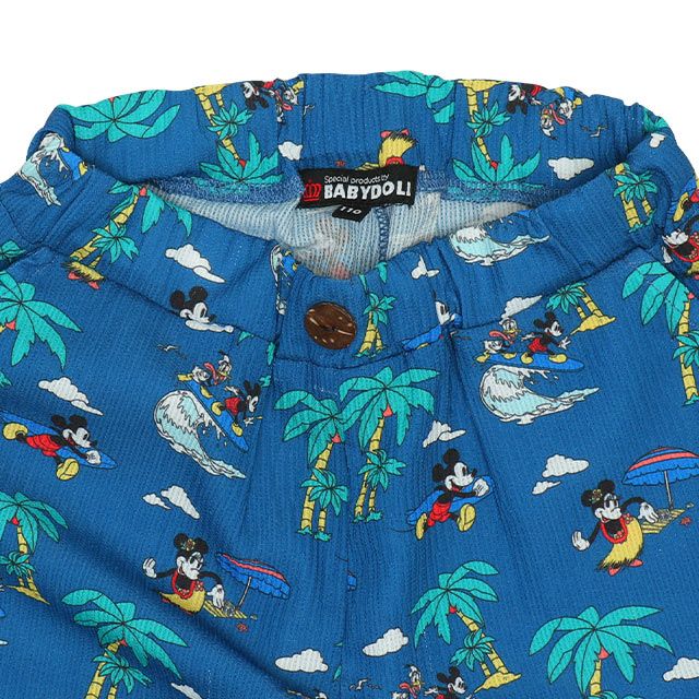 【ベビードール】親子お揃い ディズニー リゾート柄ハーフパンツ 8267K (トップス別売)