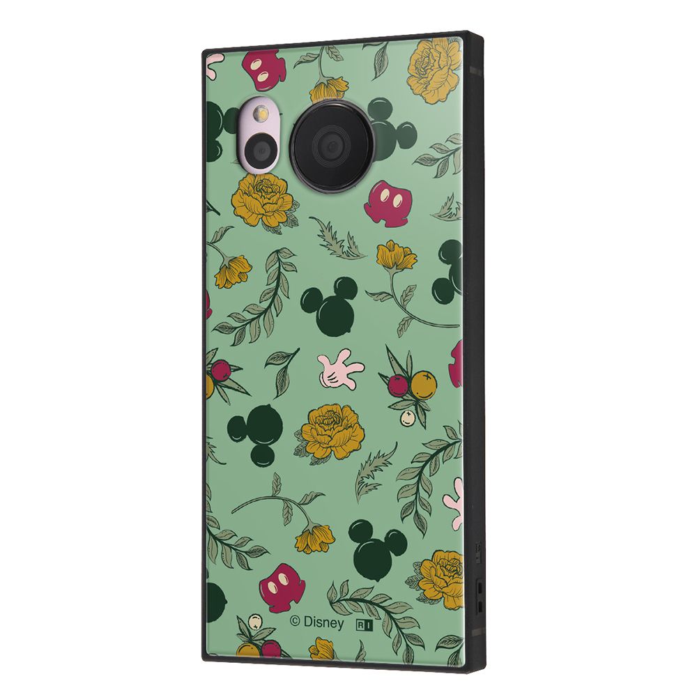 ミッキーマウス_グリーン ハイブリッドケース KAKU【受注生産】