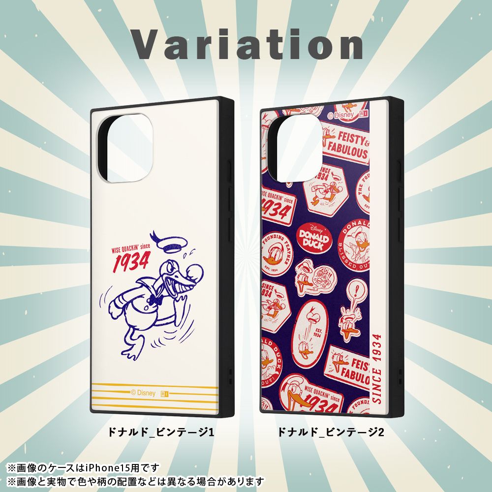 ドナルド_ビンテージ1 ハイブリッドケース KAKU【受注生産】