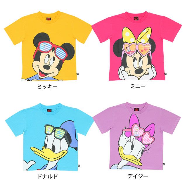 【ベビードール】ミニー サングラスレンチキュラーTシャツ 親子お揃い 8275K