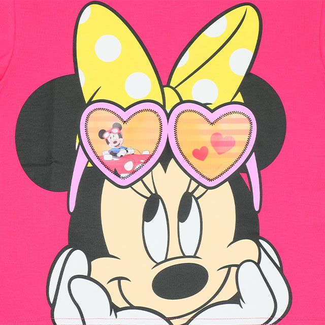 【ベビードール】ミニー サングラスレンチキュラーTシャツ 親子お揃い 8275K