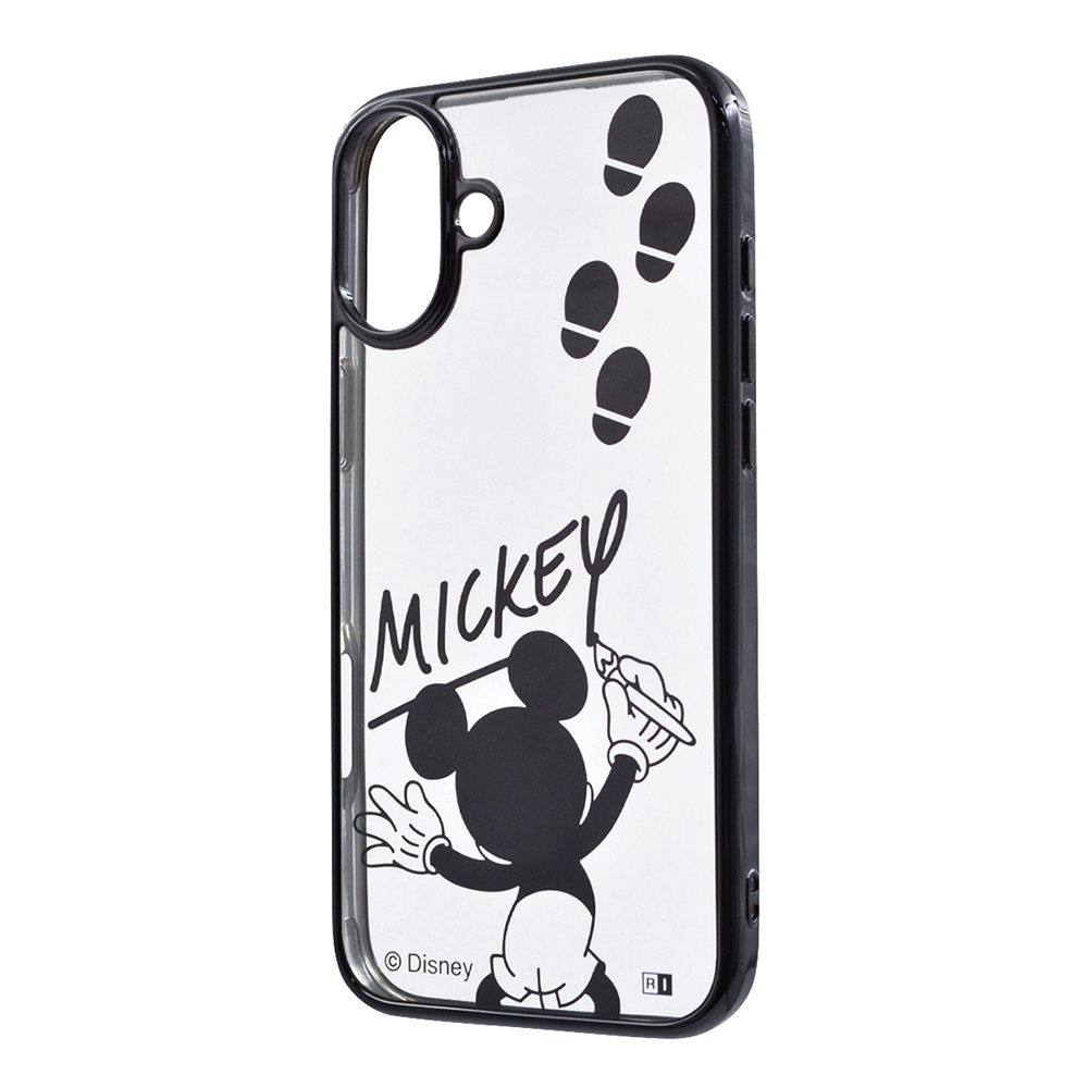 ミッキーマウスサイン_メタリック ハイブリッドケース