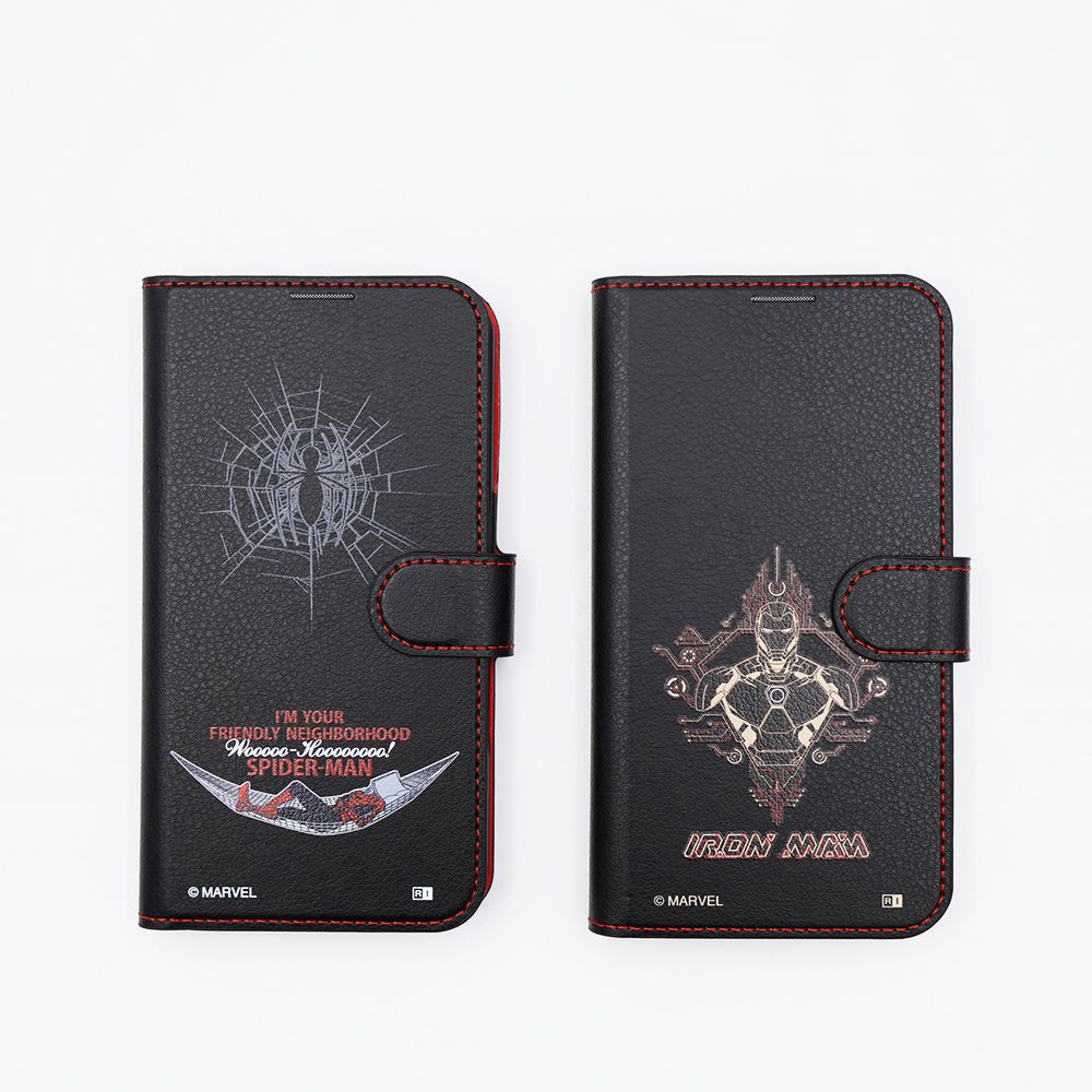 スパイダーマン_8 手帳型レザーケース 【受注生産】