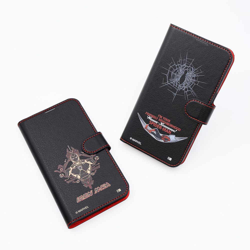 スパイダーマン_8 手帳型レザーケース 【受注生産】