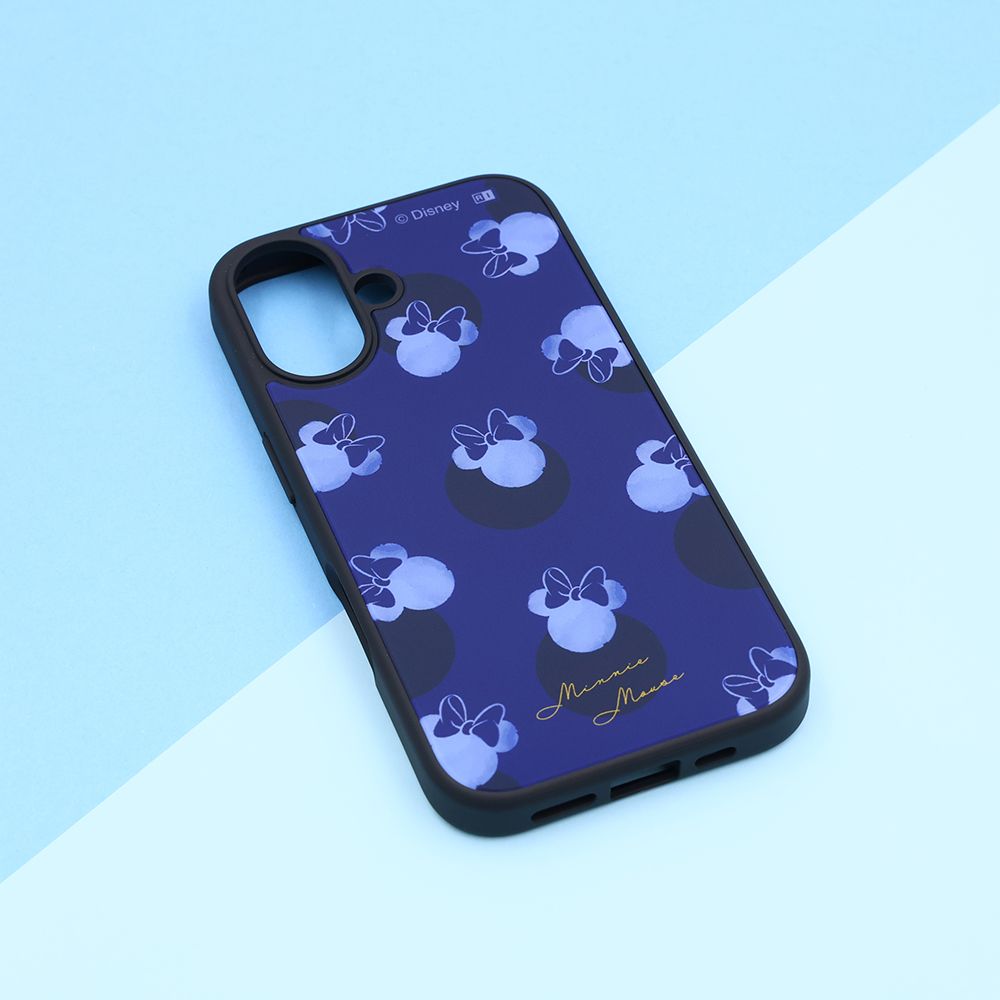 ミニーマウス_ドットブルー maru 【受注生産】