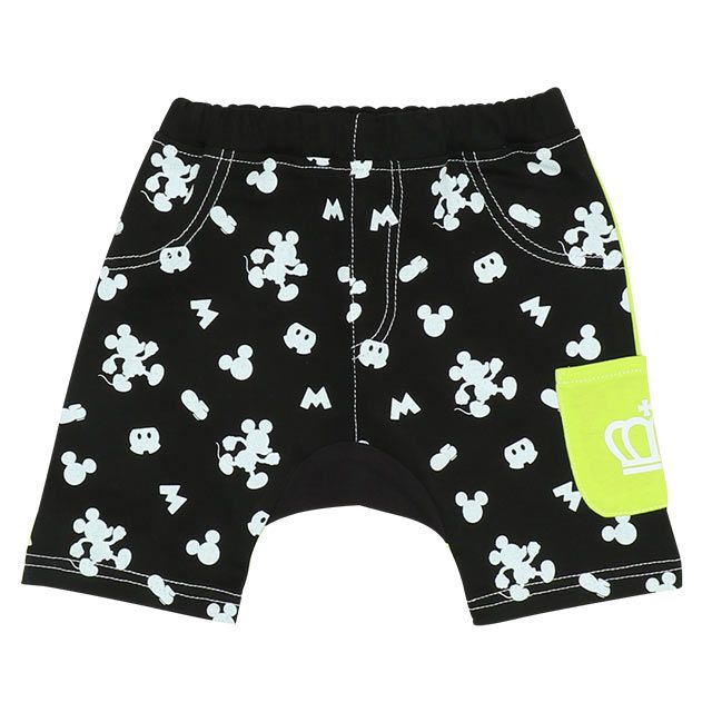【ベビードール】ミッキー 総柄ショートモンキーパンツ 8289B
