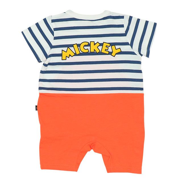 【ベビードール】ミッキー サロペットドッキングロンパース 8293B