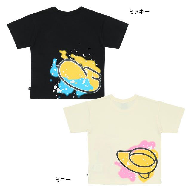 【ベビードール】ミニー アイコンペイントTシャツ 親子お揃い 8294K