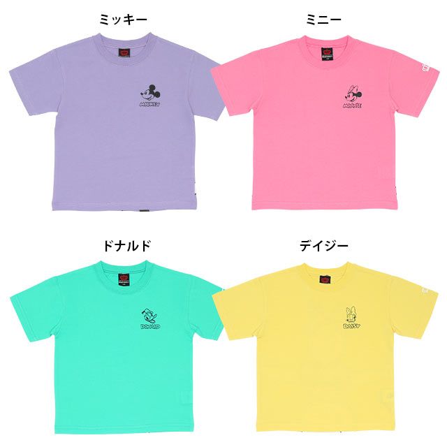 【ベビードール】ミニー つながるバックデザインTシャツ 親子お揃い 8334K