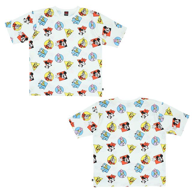 公式 ショップディズニー ベビードール 親子お揃い ディズニー 総柄 Tシャツ 6548a