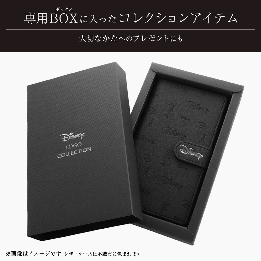 汎用/『Disney LOGO COLLECTION』/汎用手帳型ケース FLEX マグネット/『ディズニーロゴ/総柄』