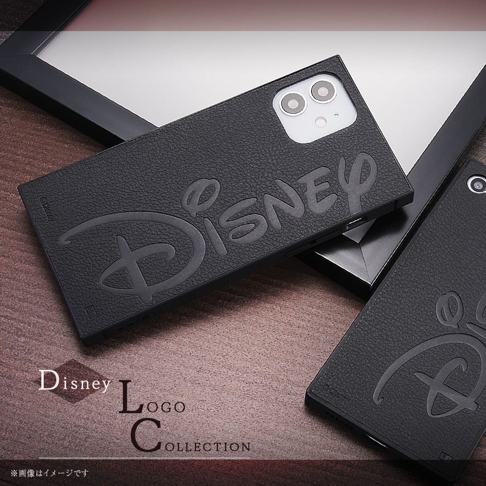 『Disney LOGO COLLECTION』/耐衝撃オープンレザーケース KAKU/ディズニーロゴ/スタンダード