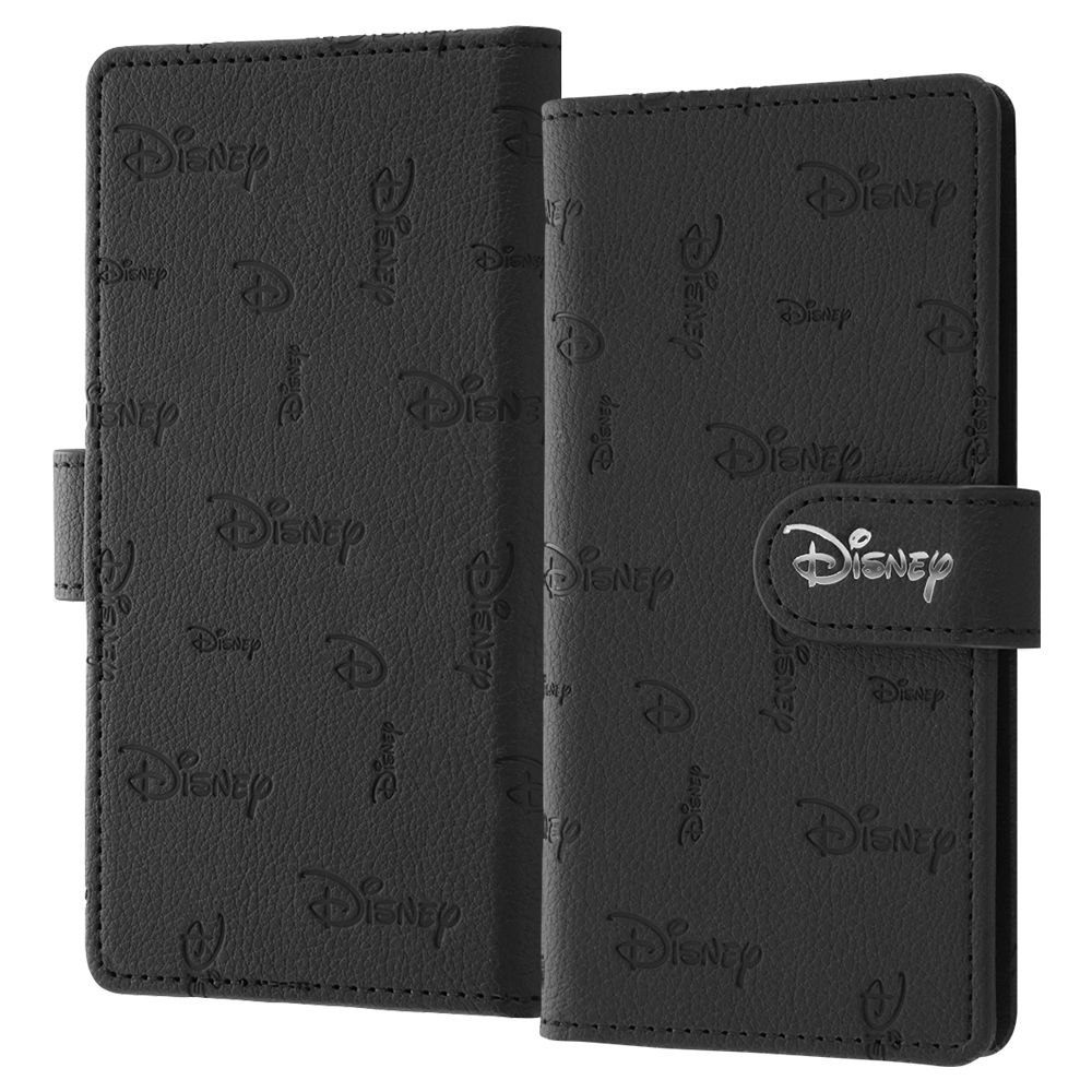『Disney LOGO COLLECTION』／手帳型 FLEX CASE KAKU ／『ディズニーロゴ／総柄』【受注生産】