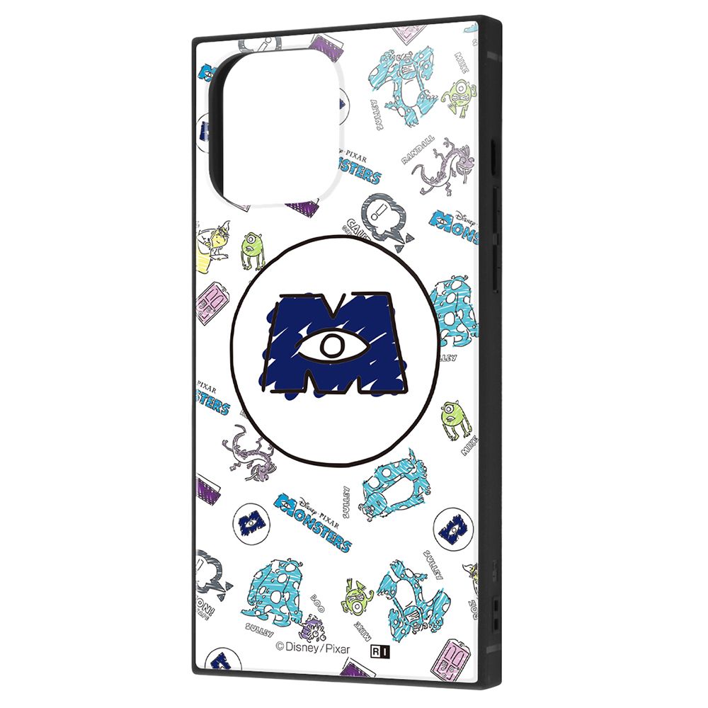 『ディズニー・ピクサーキャラクター』/耐衝撃ハイブリッドケース KAKU/『モンスターズ・インク/総柄_01』【受注生産】