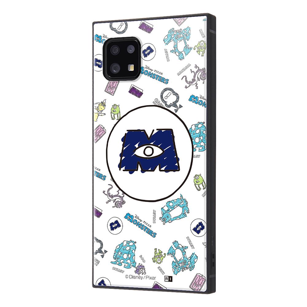 『ディズニー・ピクサーキャラクター』/耐衝撃ハイブリッドケース KAKU/『モンスターズ・インク/総柄_01』【受注生産】
