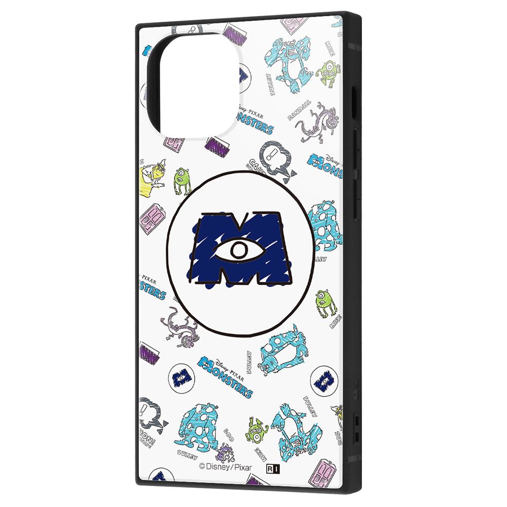 『ディズニー・ピクサーキャラクター』/耐衝撃ハイブリッドケース KAKU/『モンスターズ・インク/総柄_01』【受注生産】