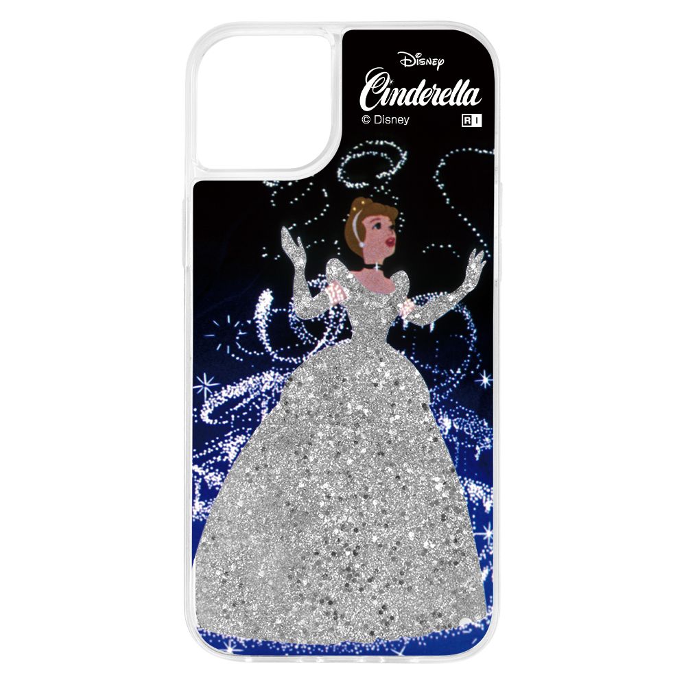 『ディズニーキャラクター』/ラメ グリッターケース/『シンデレラ/spark joy』【受注生産】