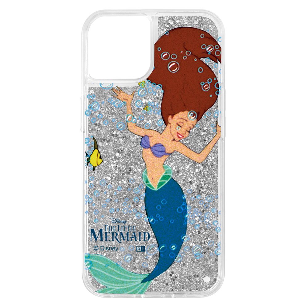 『ディズニーキャラクター』/ラメ グリッターケース/『リトル・マーメイド/spark joy』【受注生産】
