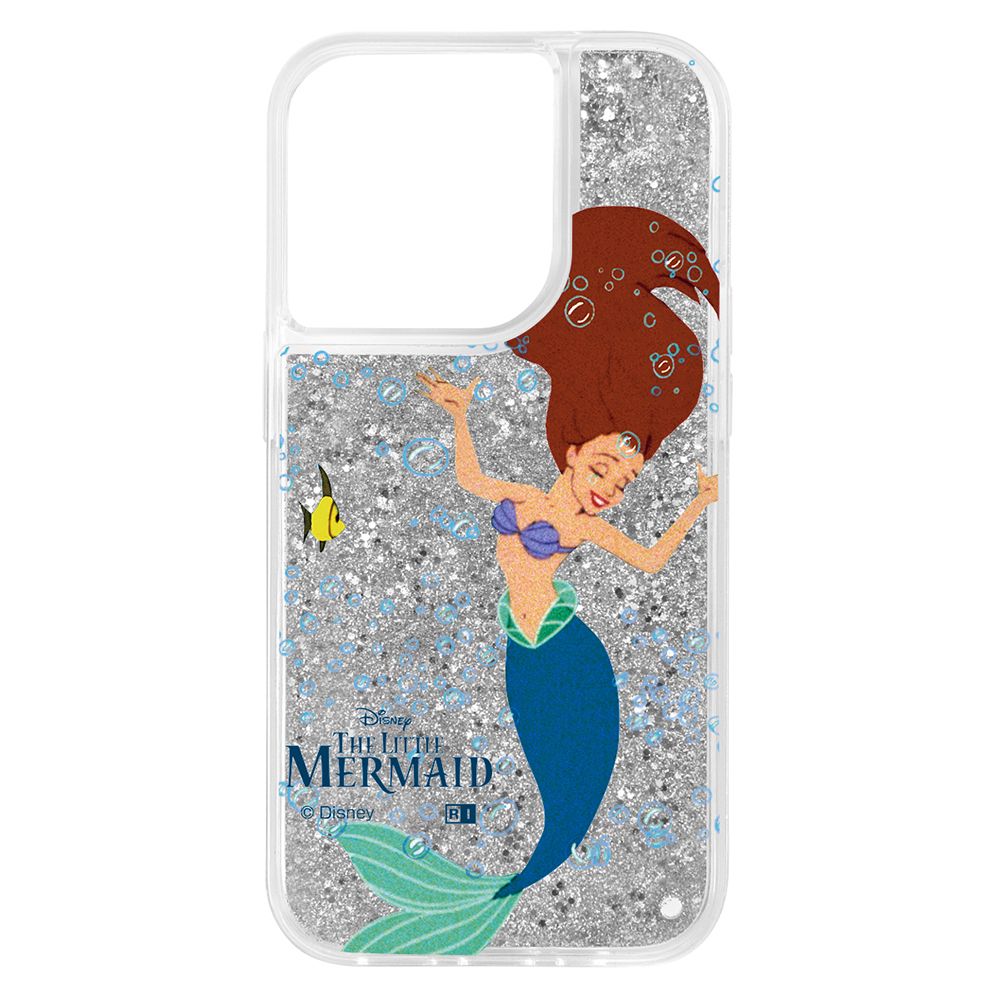 『ディズニーキャラクター』/ラメ グリッターケース/『リトル・マーメイド/spark joy』【受注生産】