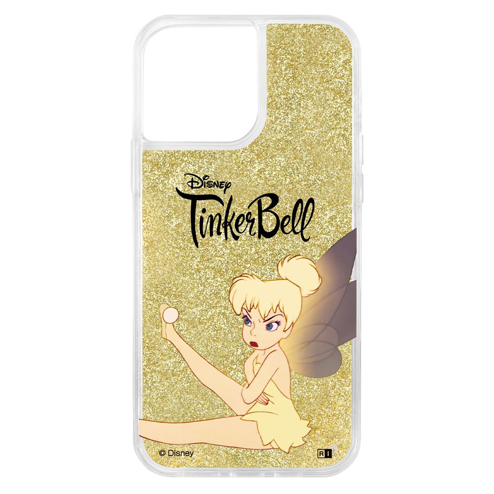 『ディズニーキャラクター』/ラメ グリッターケース/『ティンカー・ベル/Sit』【受注生産】