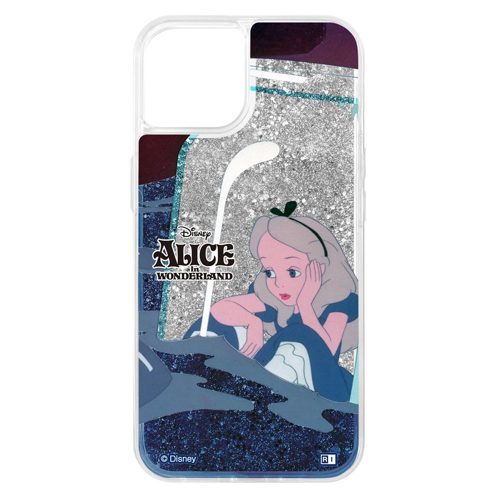『ディズニーキャラクター』/ラメ グリッターケース/『ふしぎの国のアリス/Sit』_01【受注生産】