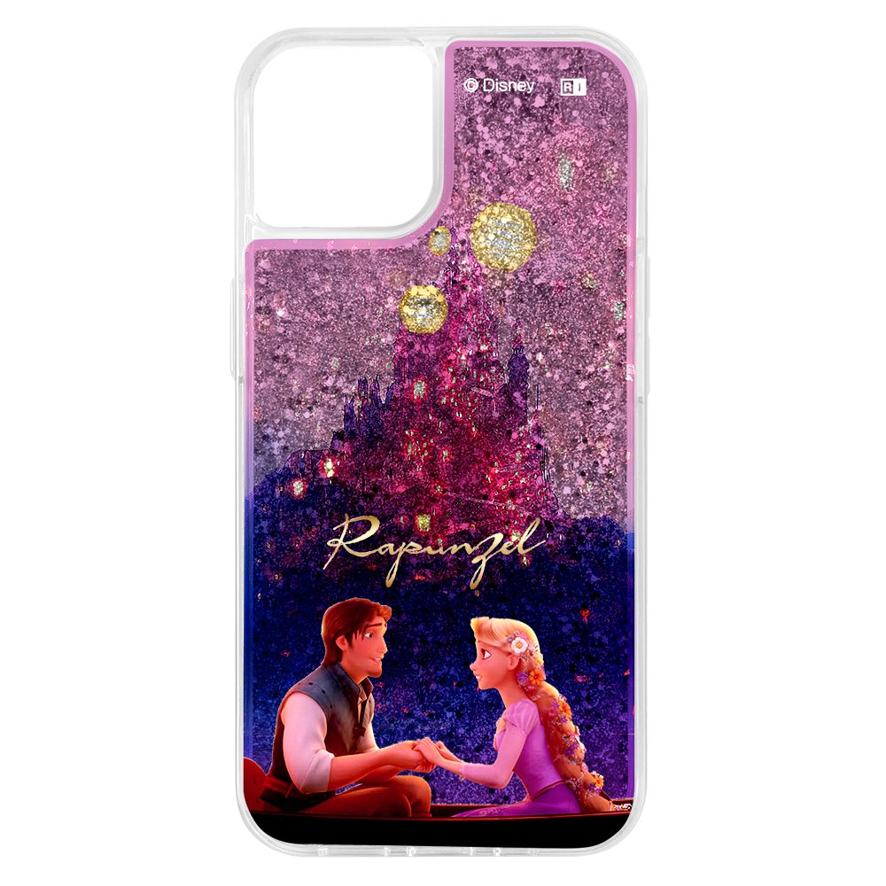 『ディズニーキャラクター』/ラメ グリッターケース/お城【受注生産】