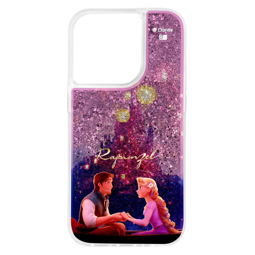 『ディズニーキャラクター』/ラメ グリッターケース/お城【受注生産】