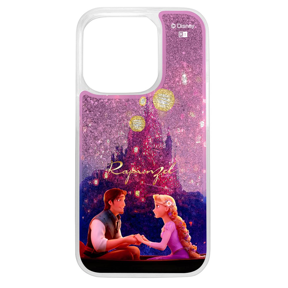 『ディズニーキャラクター』/ラメ グリッターケース/お城【受注生産】