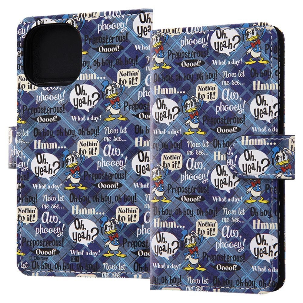 『ディズニーキャラクター』/手帳型アートケース マグネット/ドナルド_001